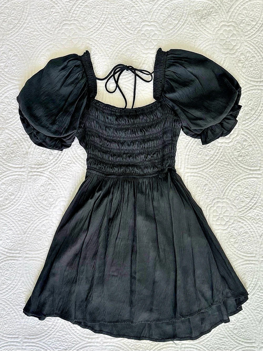 princess polly dani mini dress in black
